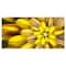 Designart - Massive Yellow Fractal Flower - Floral Canvas Art Print